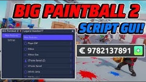 NEW BIG Paintball 2 Script GUI ⧸ Hack AIMBOT, HITBOX, GODMODE, AND MORE ＊PASTEBIN＊