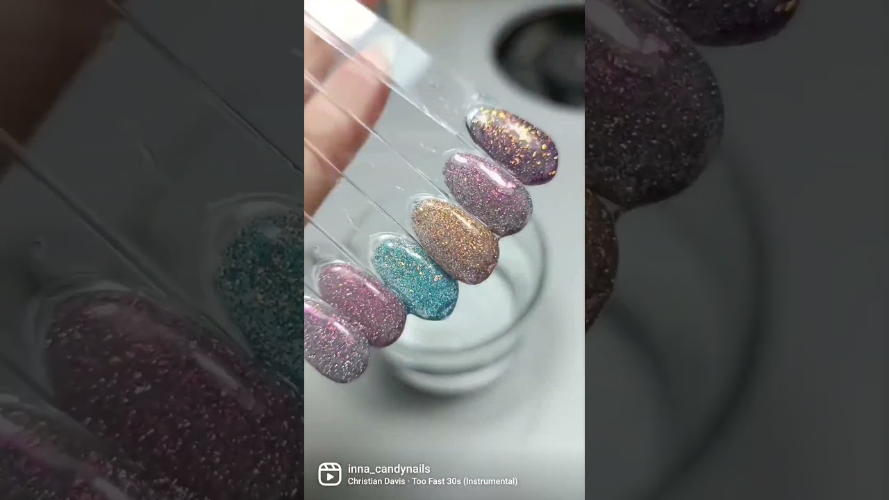 Светоотражающие гель-лак с термо эффектом. Esmaltes reflectantes con efecto termo.