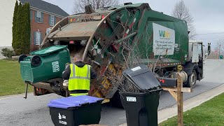 Waste Management Mack LEU McNeilus Rear Loader Garbage Truck Packing Trash by East Coast Refuse 2,521 views 1 month ago 9 minutes, 8 seconds