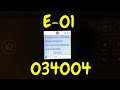 Fix Epson Printer "Contact Epson Support" Error:  E-01 034004 Non-printing features are available