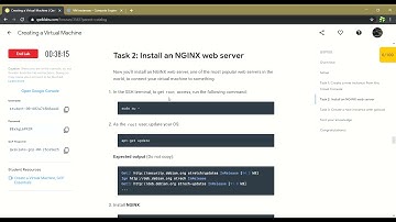 Creating a Virtual Machine - Qwiklabs