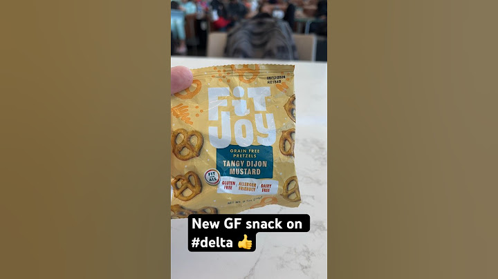 New GF snack on #delta 👍 #thankyou