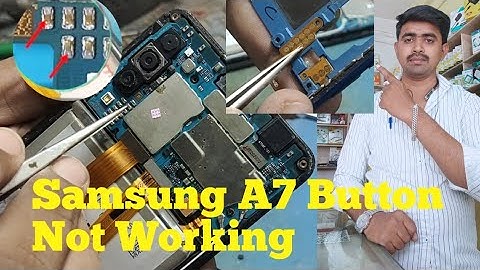 Samsung A 7 Button Not Working,samsung a750f power button not working,#samsung #onoff ,