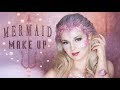 Pink Mermaid Makeup Tutorial &amp; Mermaid Scales