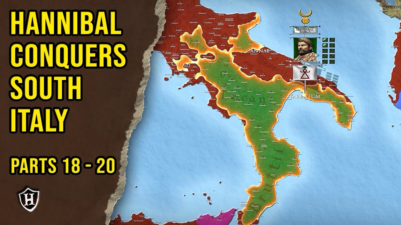 Hannibal (PARTS 18 - 20) ⚔️ Rome's Greatest Enemy ⚔️ Second Punic War