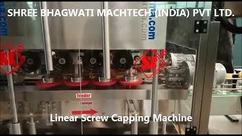 Fully Automatic Linear Screw Capping Machine with Cap Elevator