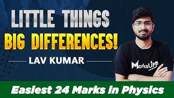 Easiest 32 Marks in Physics | Don