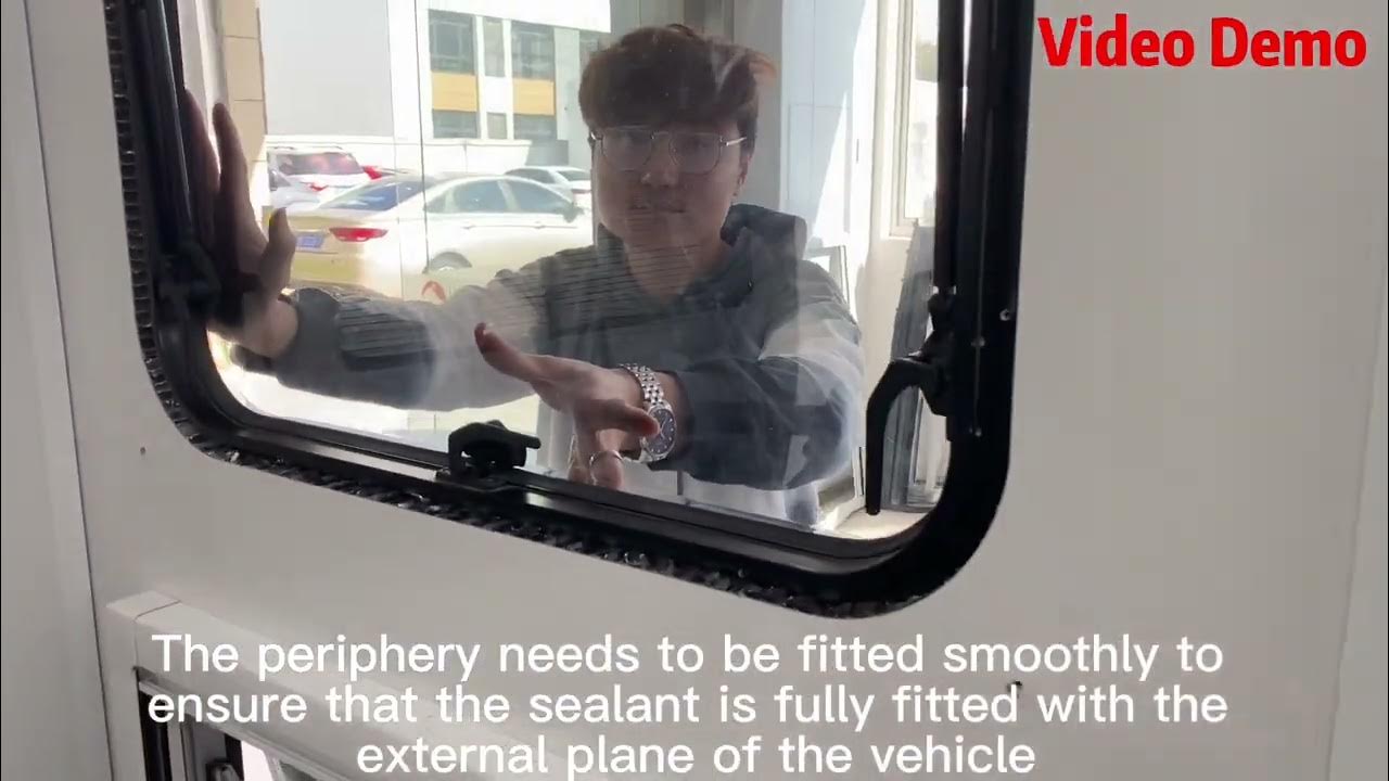 RV window installation video YouTube