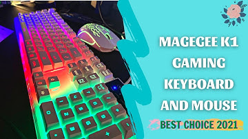MageGee K1 Gaming Keyboard and Mouse Combo Review & Test | Best Gaming Keyboard and Mouse
