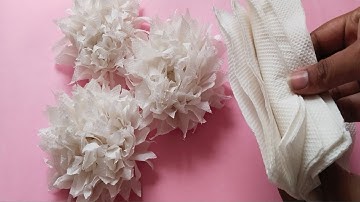 How to make Easy Tissue Paper Flowers - DIY Paper Craft Tutorial