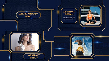 Luxury Abstract Intro After Effects Templates | Best Abstract Design AE Templates