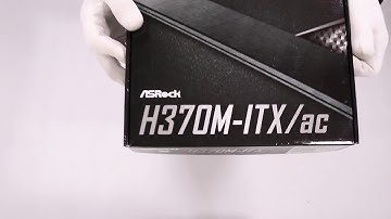 Unboxing ASRock H370M-ITX/AC s1151 2DDR4 USB3/M.2/HDMI/DP mITX hands on rewiev