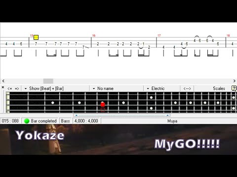 Yokaze (Bass TAB) - MyGO!!!!!
