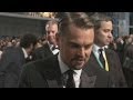 BAFTAs 2014: Leonardo DiCaprio laughs at chanting fans on the red carpet in London