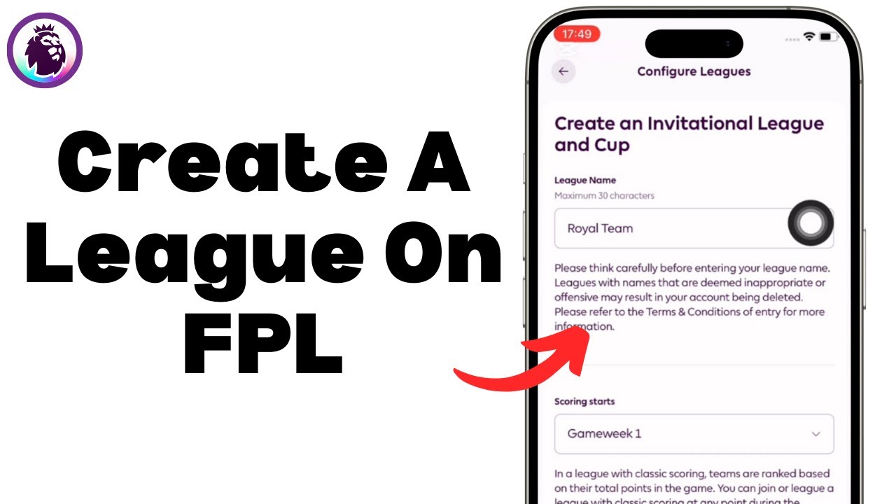 How To Create League On Fantasy Premier League 2025 | Create New League ...