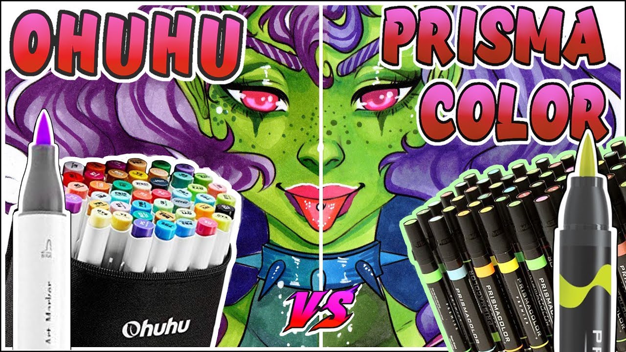 Ohuhu Markers vs Copic Markers - Marker Review 