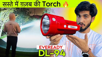 Cheap and powerful Kisan Torch 🔦 // EVEREADY DL94 4w KISSAN TORCH #torch #torch_light #torchtesting