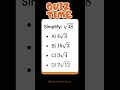 O level mathematics | Surds #maths #reasoning #exam #mathsteacher #mathstricks #education