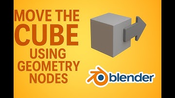 #4 Easy Blender Animation for beginners, Move a Cube Using Geometry Nodes | No Keyframes Needed!