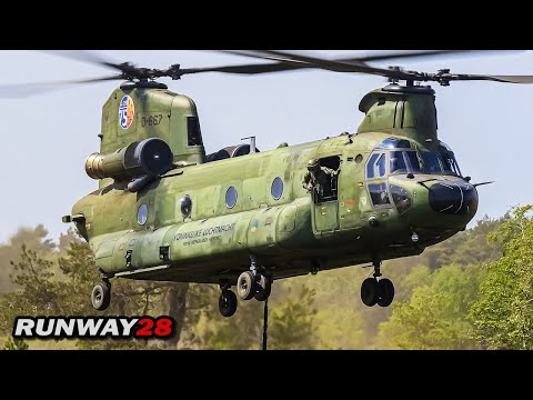 ? Powerful Rodney on the Sling; CH-47D Chinook Heavy Vehicle Lifting