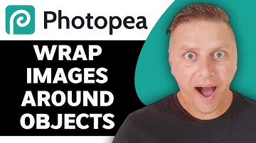 How to Wrap Images Around Objects in Photopea | Photopea Tutorial 2025