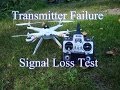 Walkera QR X350 - Radio Failure / Signal Loss Test while in GPS Mode