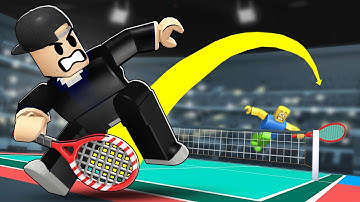 We got OP POWERS in Roblox Racket Rivals