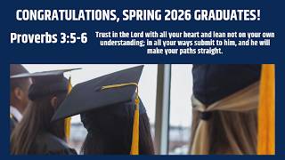 NHBC Spring 2026 Graduates