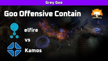 Grey Goo: elfire (Goo) vs Kamos (Human) - Goo Offensive Contain