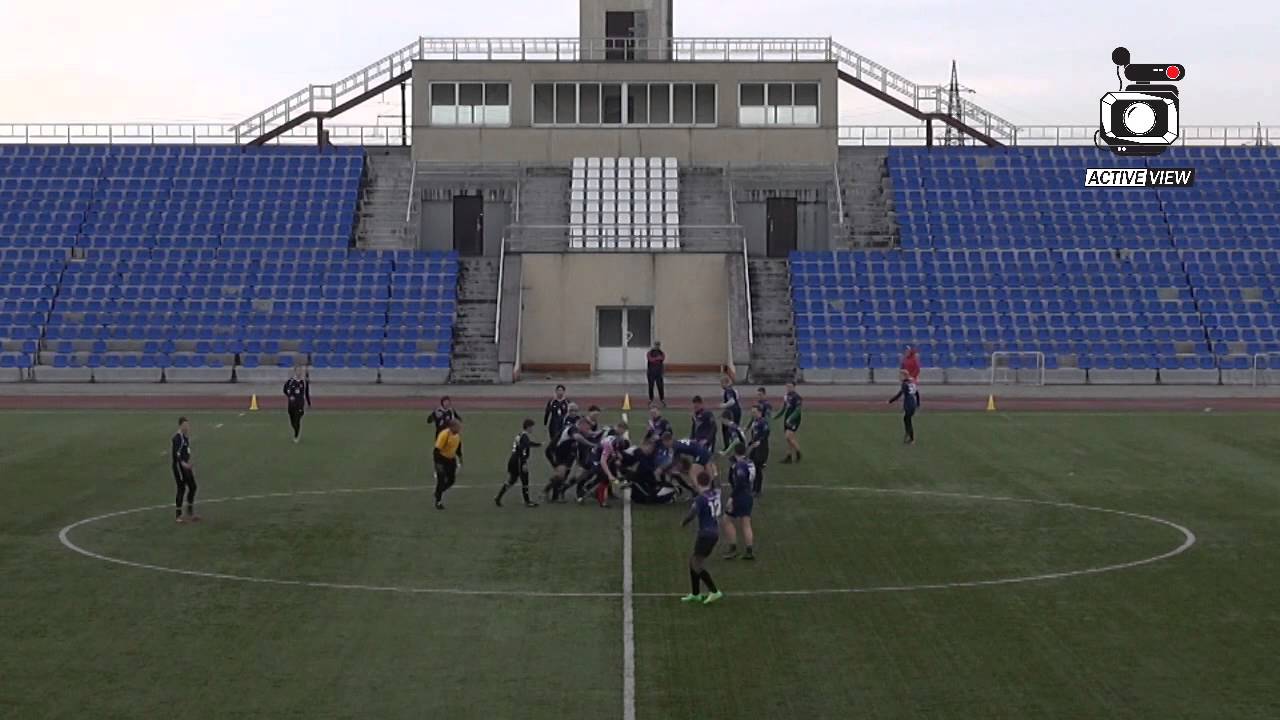 Монино vs Липецк. Регби U16. Live. 2015. ActiveView - YouTube