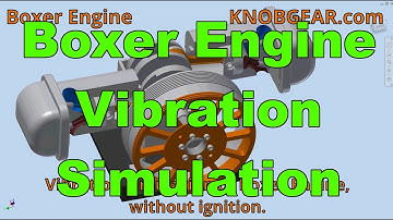 Vibration simulation of Boxer Engine without ignition