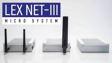 LEX NET-III 2I640DW | Fanless Embedded Computer Showcase