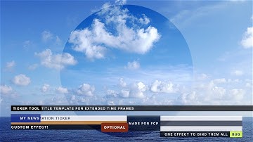 Ticker Tool Plus for FCPX (see description)