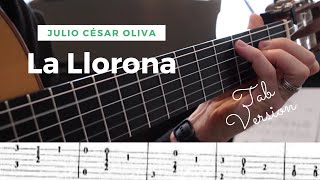 Vignette de la vidéo "La Llorona (Oliva) TAB tutorial version + free PDF"