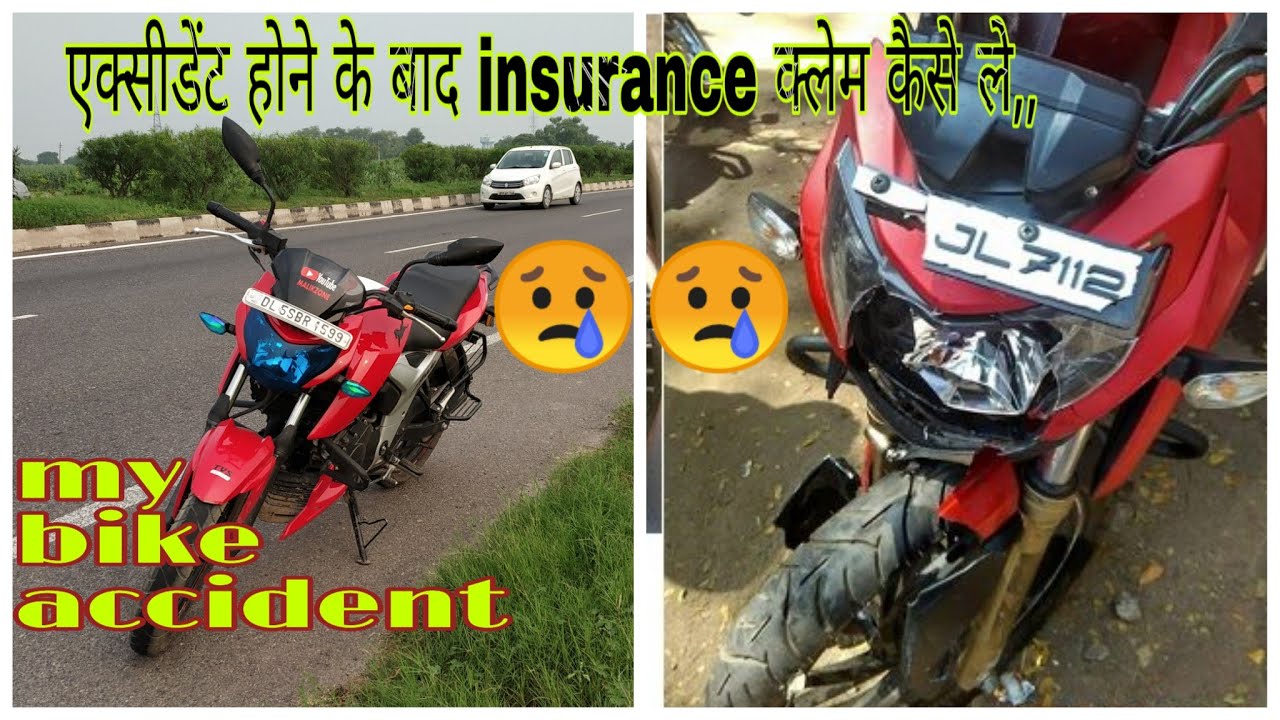 My Bike Accident Tvs Apache 160 4v How To Claim Insurance 0 Insurance Policy Malikzone Youtube