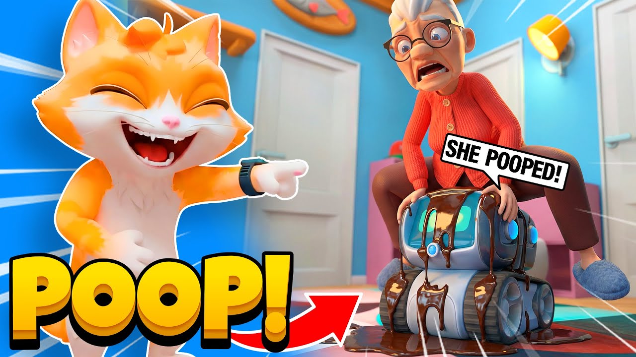 GRANNY POOPED ON BEBOP in I AM CAT VR!