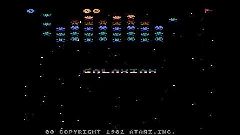 GALAXIAN !! ATARI 800 XL - 80