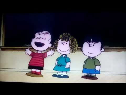 Bon Voyage Charlie Brown school scene