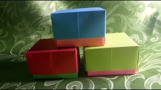 DIY GIFT BOX MADE OF PAPER Very Simple and EASY TO MAKE