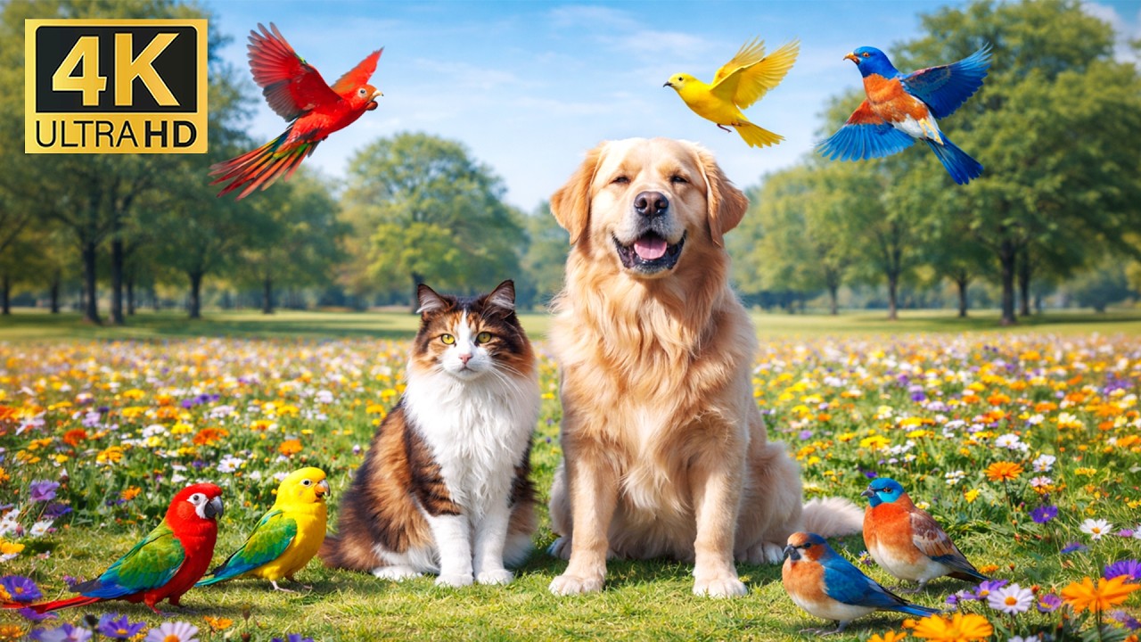 Turn This On & Your Pet Goes CRAZY 😺🐶🔥 | Addictive Bird TV 4K