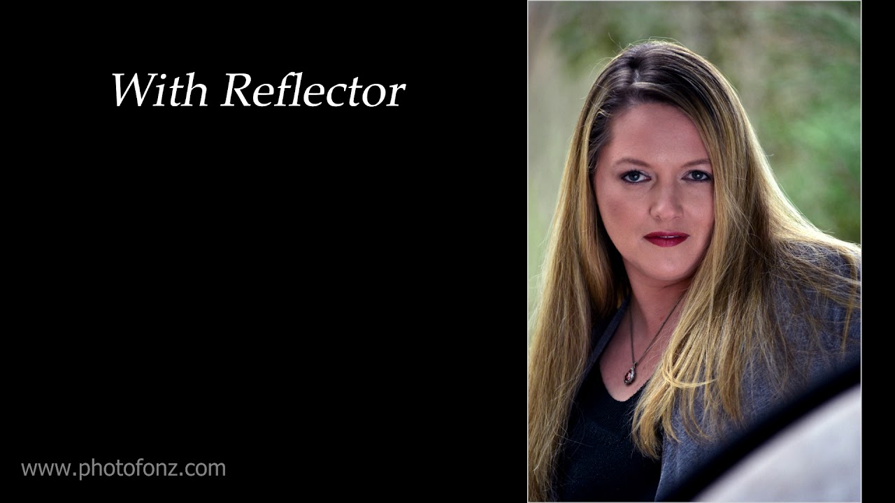 Before & After Results When Using a Silver Reflector YouTube