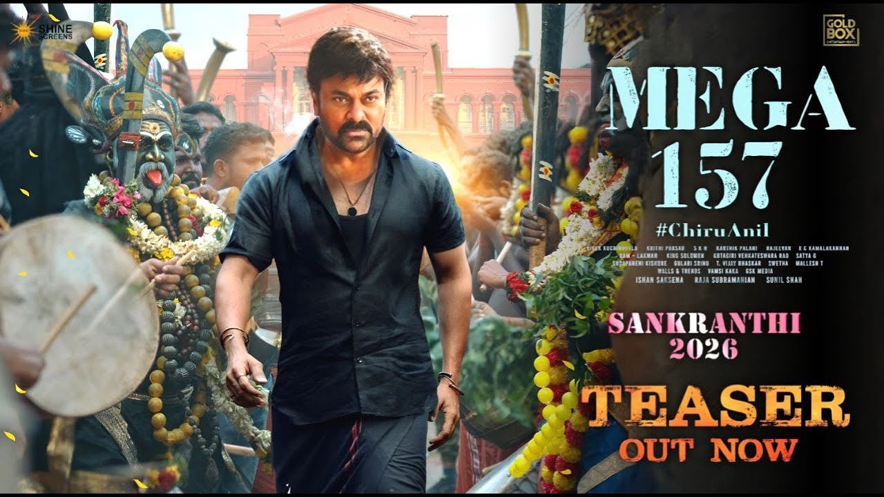 Mega 157 Mega 157 First Look Teaser | Chiranjeevi , Nayantara , Anil Ravipudi ...