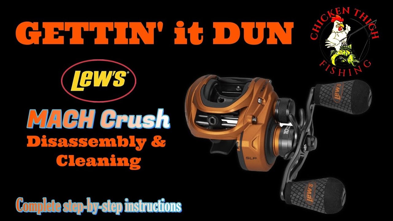 Gettin' it Dun (S2, Ep. 11) How to Disassemble & Clean a Lew's Mach Crush  Baitcasting Reel. 