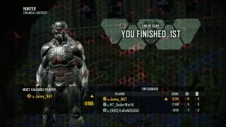 Crysis 3 Hunter mode. Gameplay on Financial District