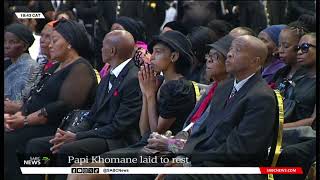 Former football player Papi Khomane laid to rest with mother and uncle