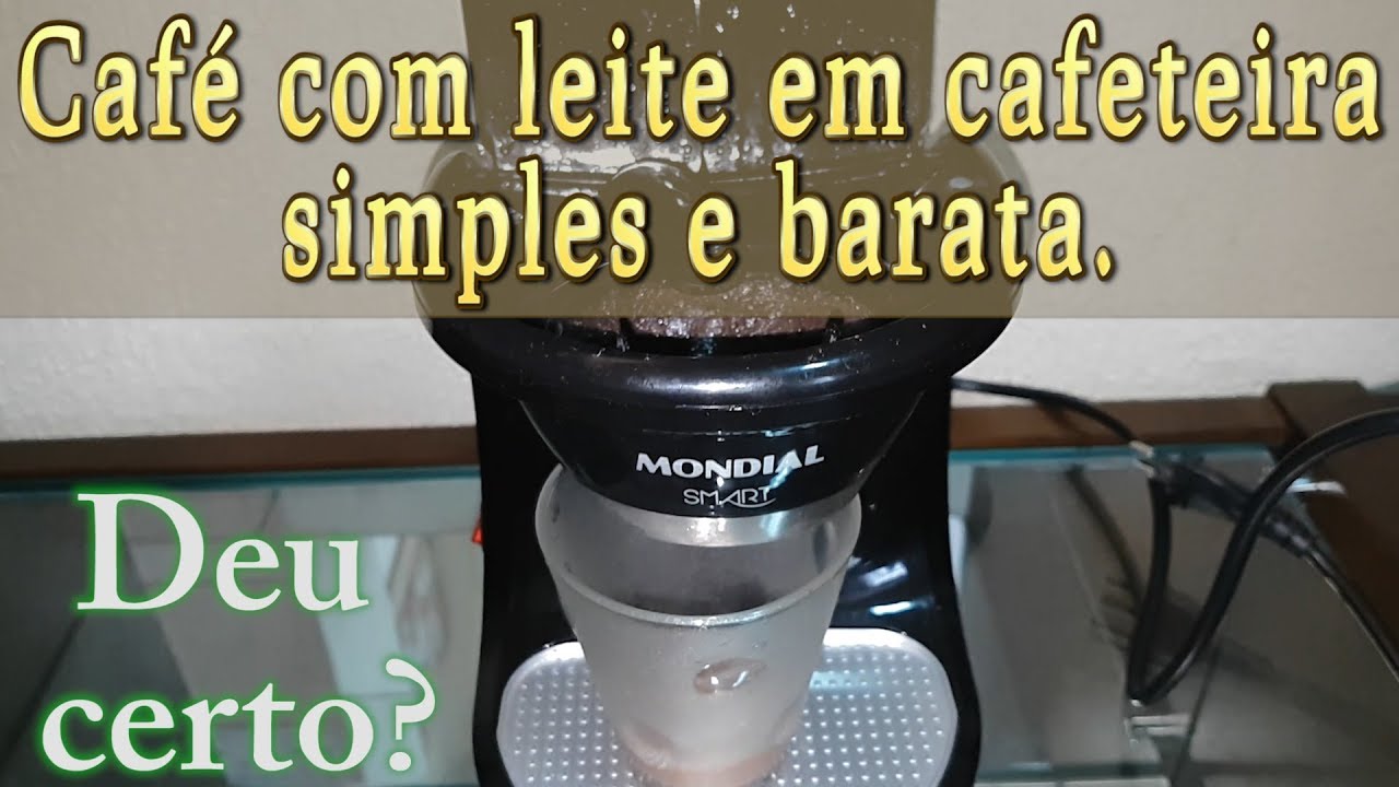 Cafeteira Elétrica Mondial Smart C18 Preta 110v Cafeteira Eletrica Mondial Smart C18 Fazendo Cafe Com Leite Assista E Veja O Que Aconteceu Youtube
