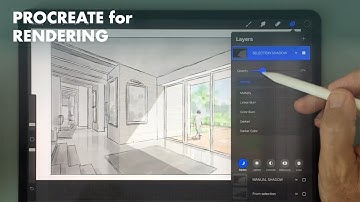 Rendering With Procreate: 2 Ways To Render Interior Shadows