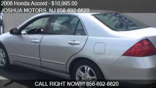 2006 Honda Accord for sale in VINELAND, NJ 08360 at the JOSH
