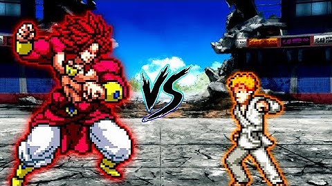 Limit Break Broly SSJ4 V6 OP VS Charanko Saitama V2 OP in Jump Force Mugen