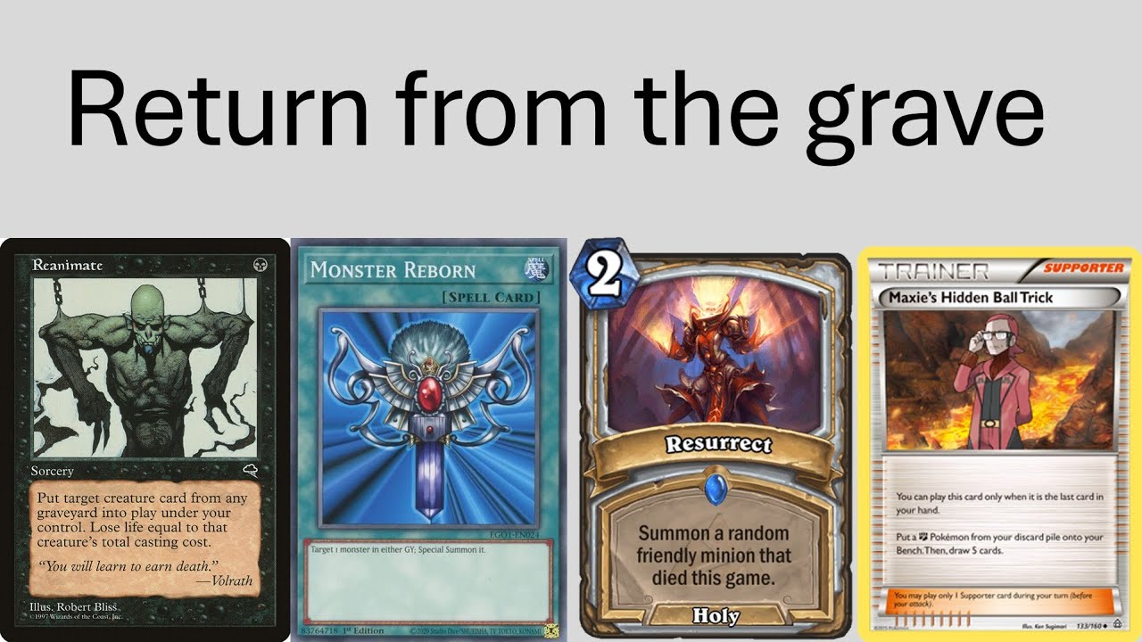 reanimation cards mtg Reanimate - Single Card Put target creature card from a graveyard onto the battlefield under your control Reanimate | Commander Collection: Black